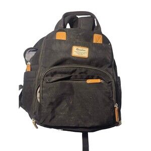 Ruvalino YW168-B Black Color Backpack Diaper Bag